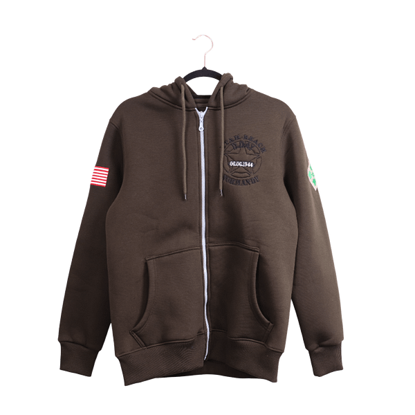 Adult zip-up hooded jacket