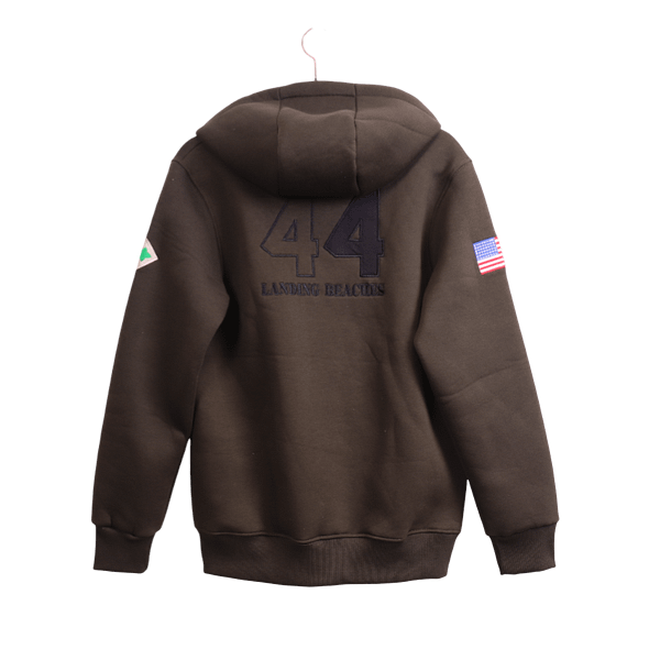 Adult zip-up hooded jacket