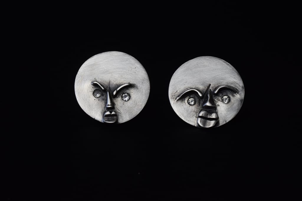 Boucles d'oreilles en argent Jo Boateng