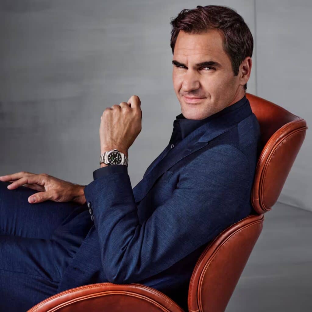 roland garros rolex roger