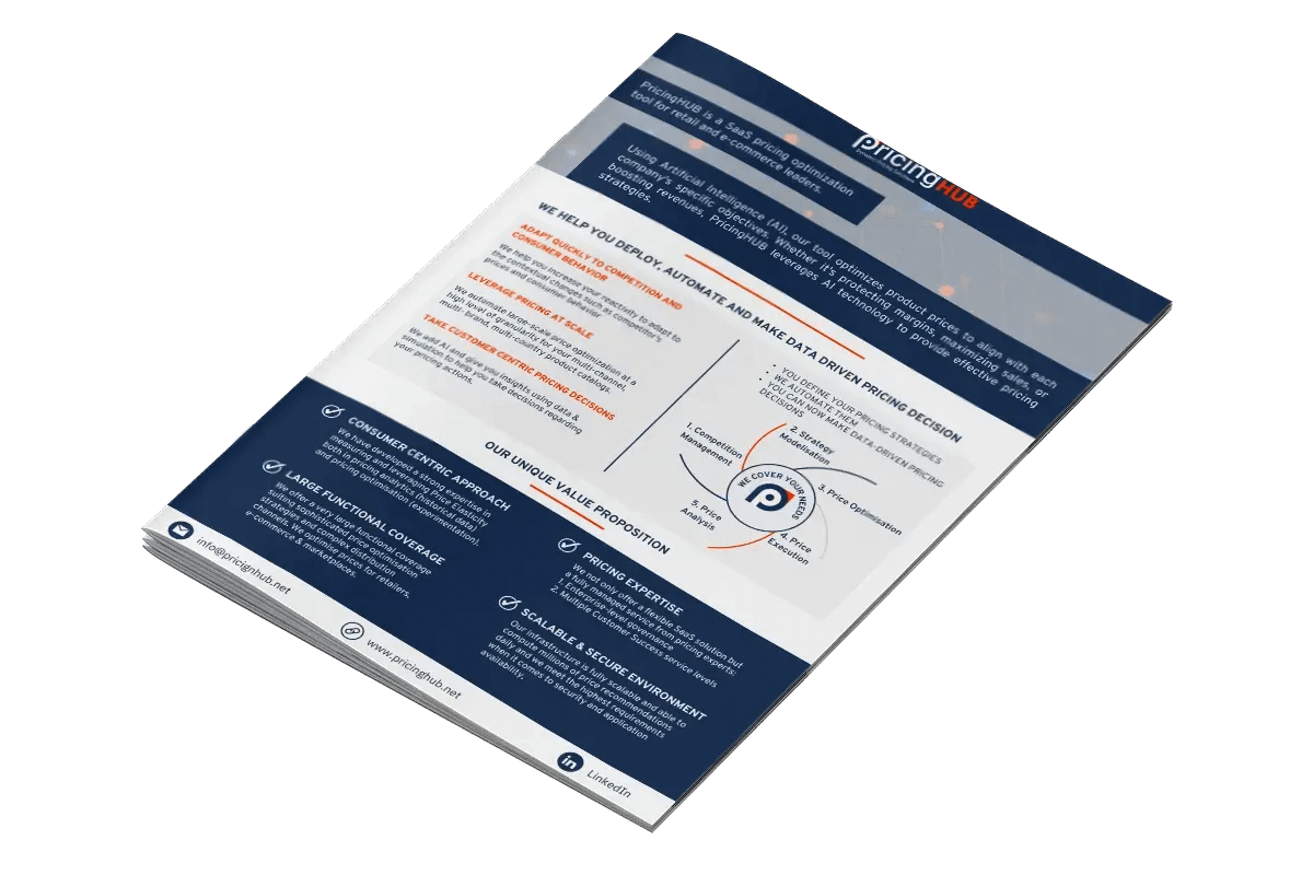 Optimize your prices and maximise your performance pricinghub