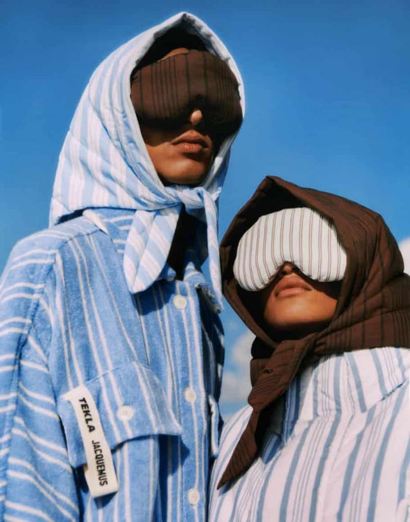 tekla JACQUEMUS コラボ チューブトップ トップス 日本未発売jacquemus tekla ジャックムス テクラ コラボシャツ M