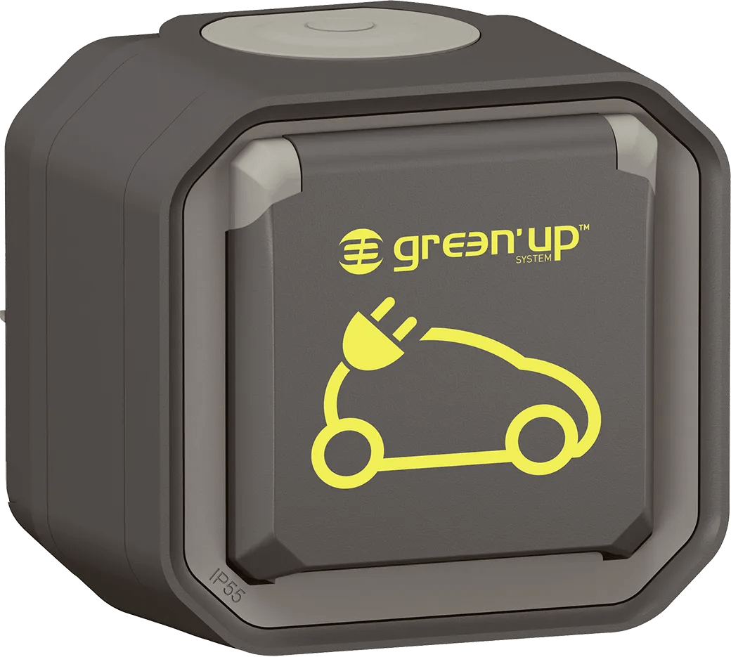 Prise Green'up pour recharger les véhicules électriques