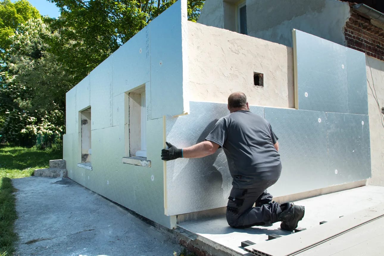 Isolation des murs par l'extérieur