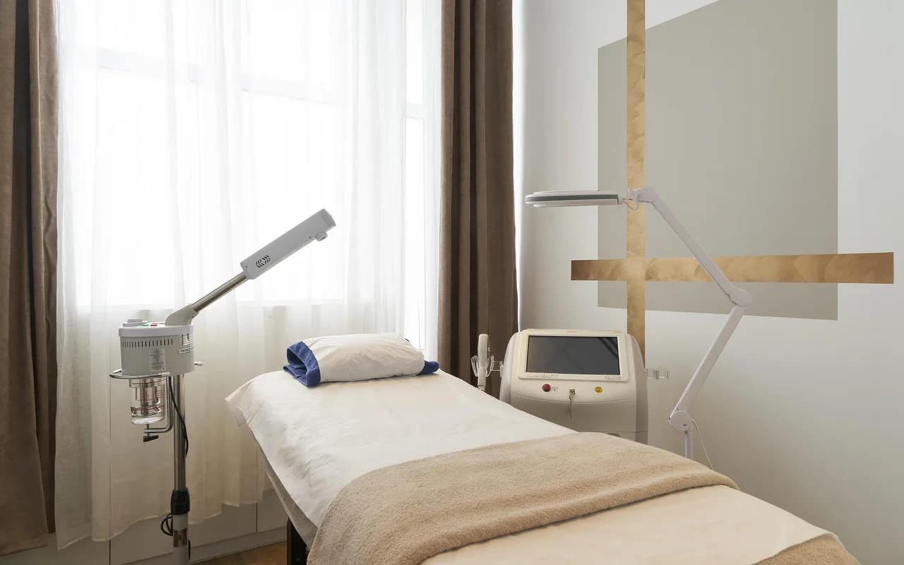 Salle de soin chez Klaris Esthétique à Paris