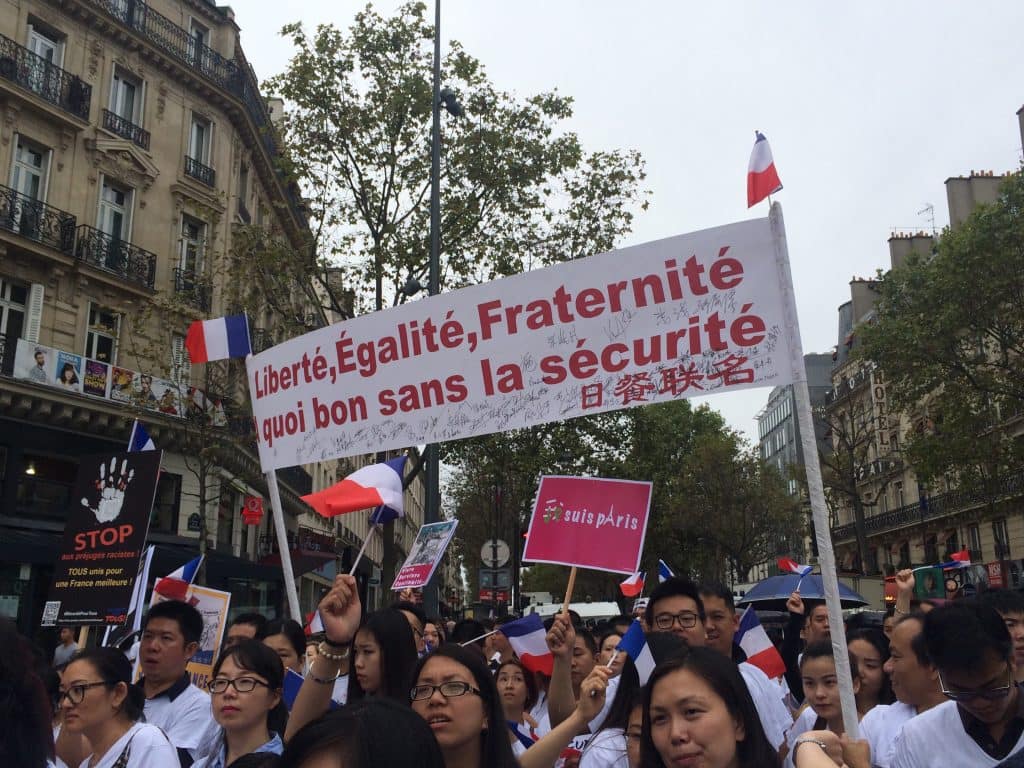 Chinois sécurité Paris