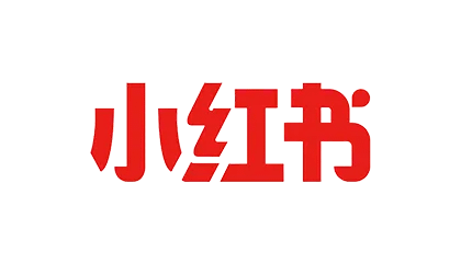 Red Xiaohongshu logo