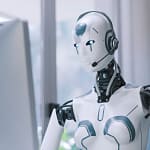 menace ia robot ia agentique passant des appels téléphoniques