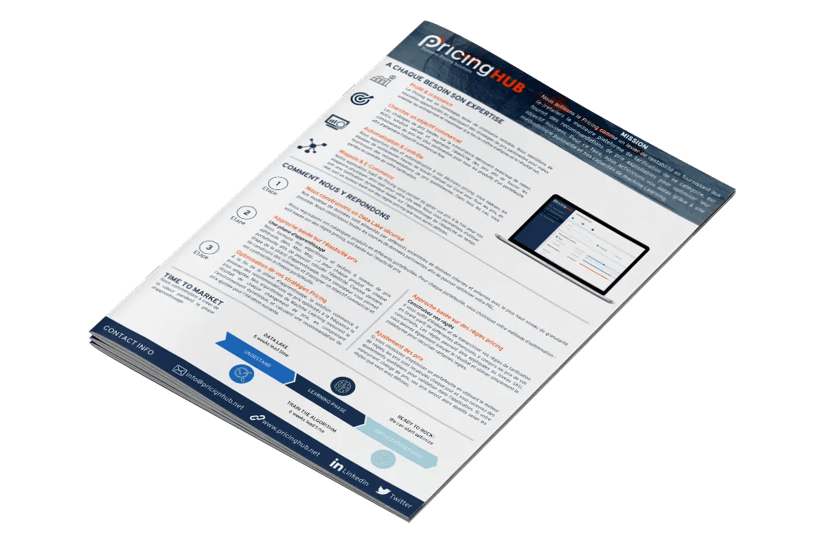 Brochure fonctionnement PricingHub Optimize
