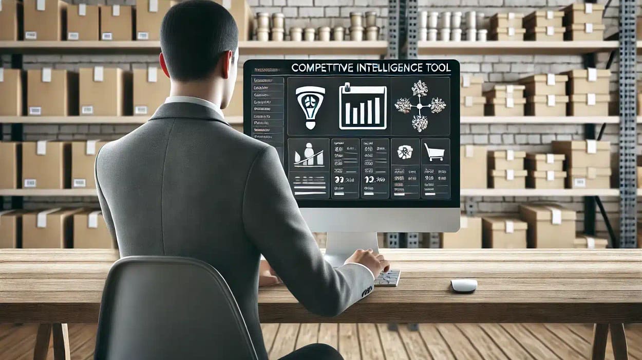 People working on a computer with a screen full of graphs and charts