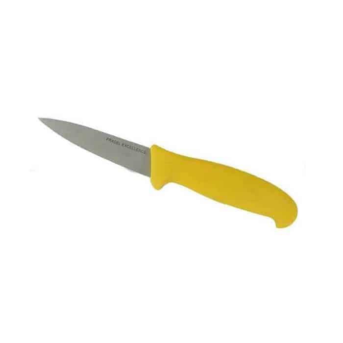 Couteau office 10 cm manche jaune sous blister – Image 1