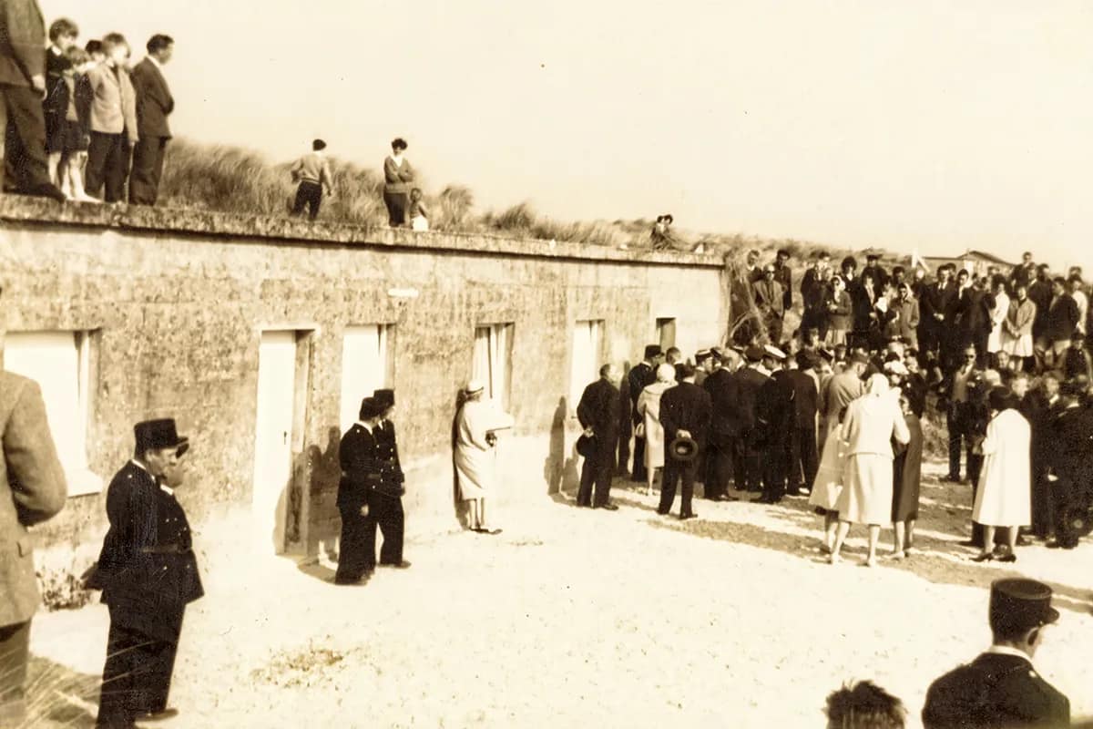 Inauguration du musée du Débarquement en 1962