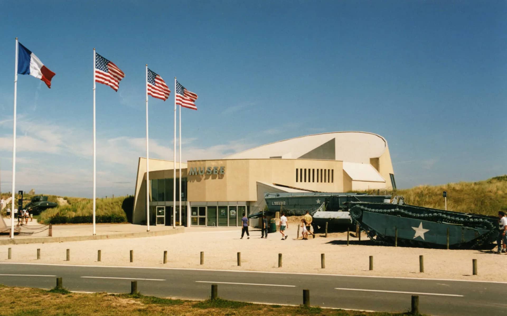 L'agrandissement du musée Utah Beach en 1994